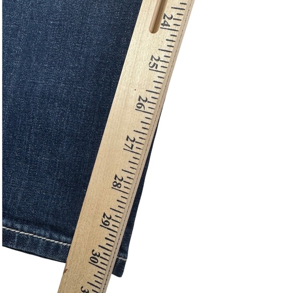 Miss Me Women's Y2K Dark Wash Mid-Rise Skinny Jeans Embellished Pockets Size 29 - Picture 7 of 11